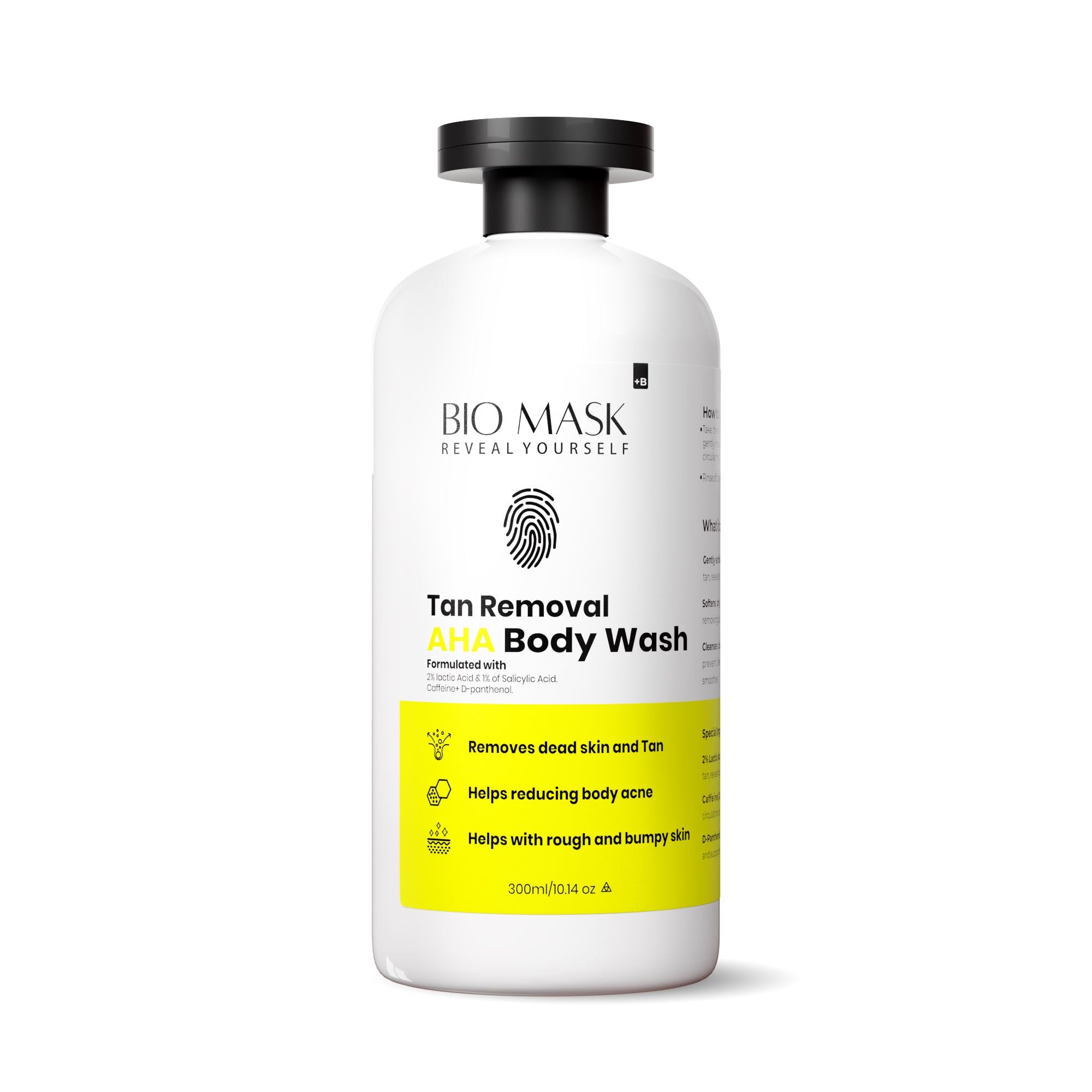 Tan Removal AHA Body Wash | 2% lactic acid+1% salicylic acid | 300ml