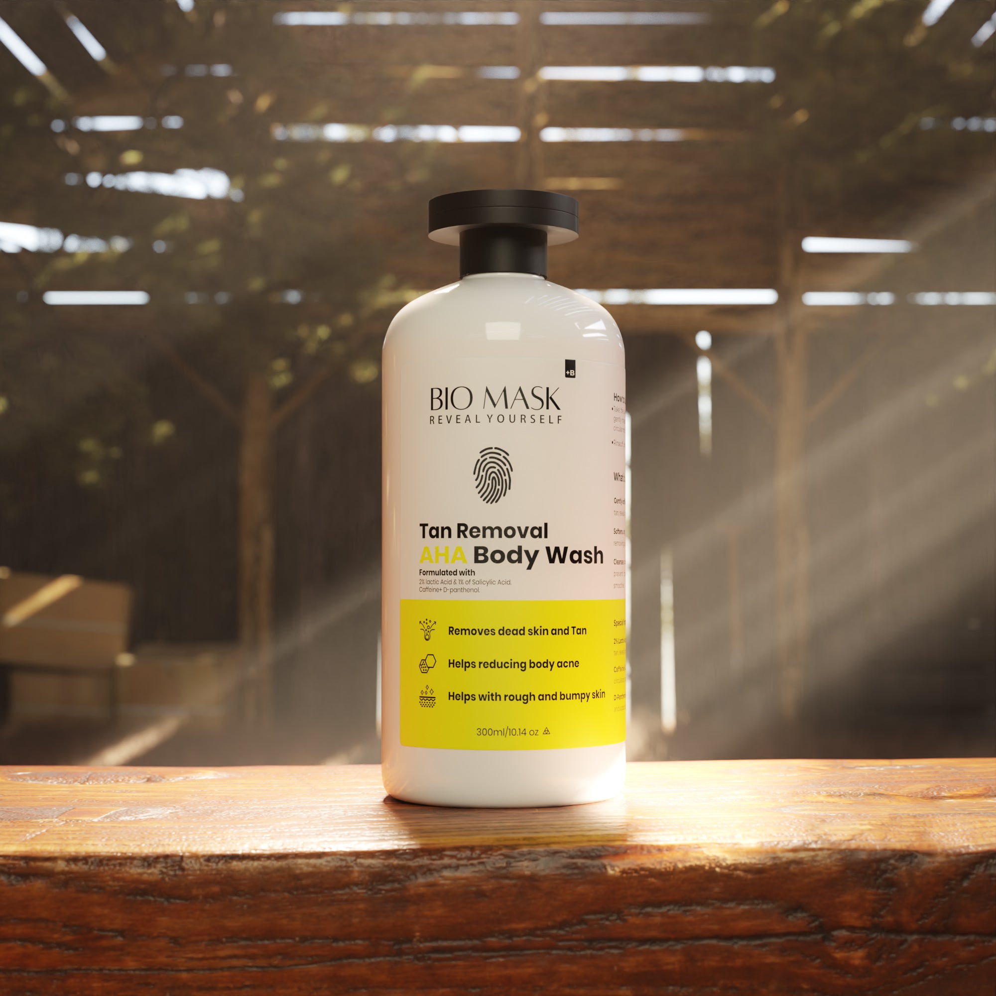 Tan Removal AHA Body Wash | 2% lactic acid+1% salicylic acid | 300ml