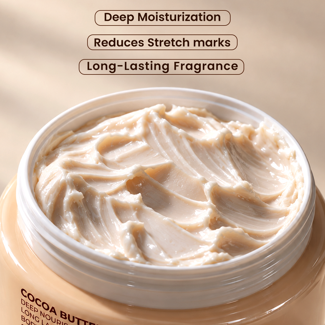 Cocoa Butter & Shea Butter Body Butter Cream – 200 g