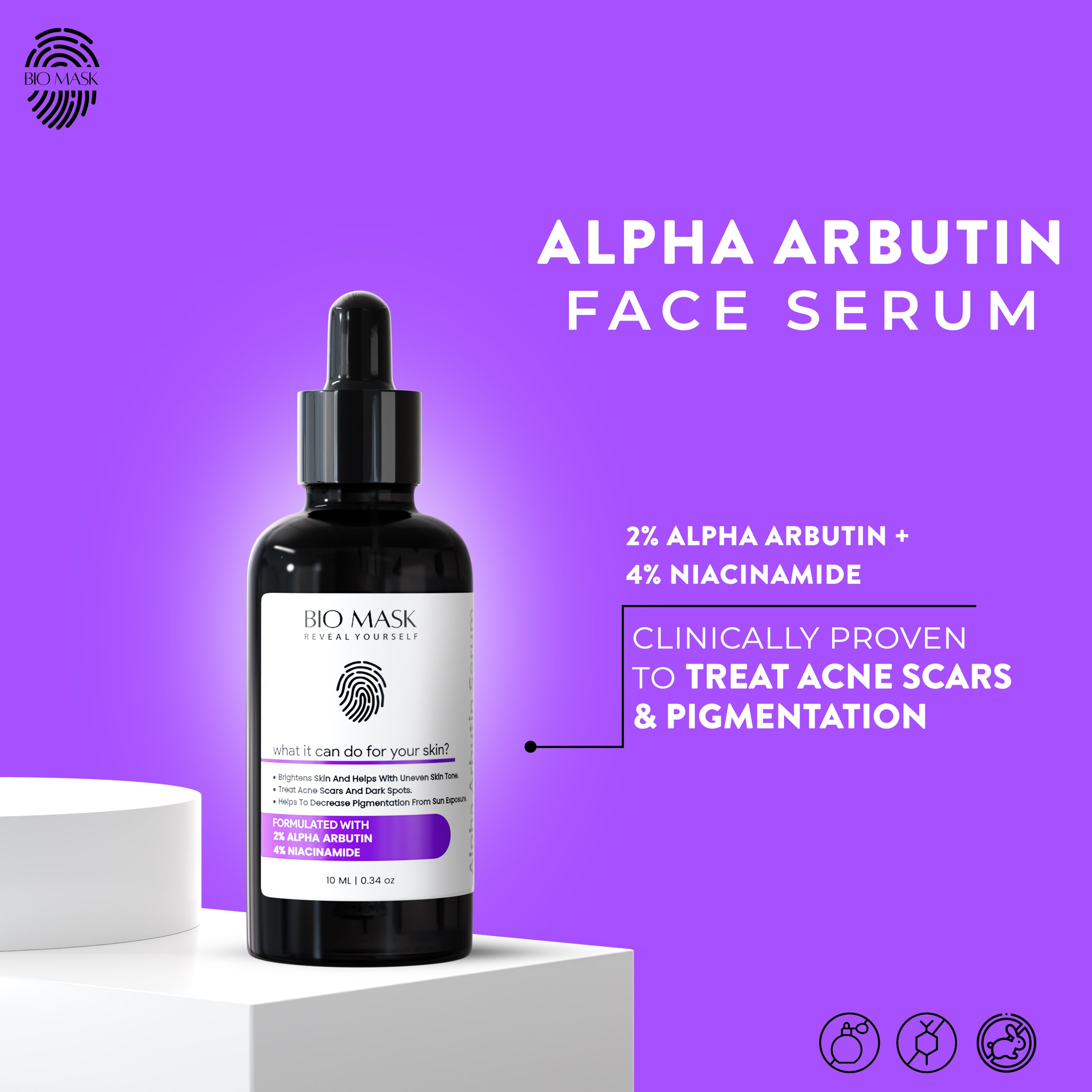 2% Alpha Arbutin + 4% Niacinamide | Brightening serum