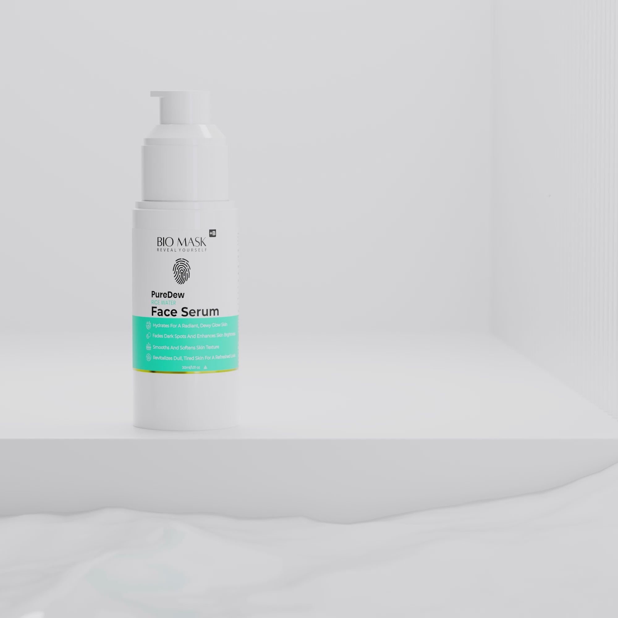 Pure Dew Rice Water Face Serum | Rice protein + Rice ferment filtrate | 30ml