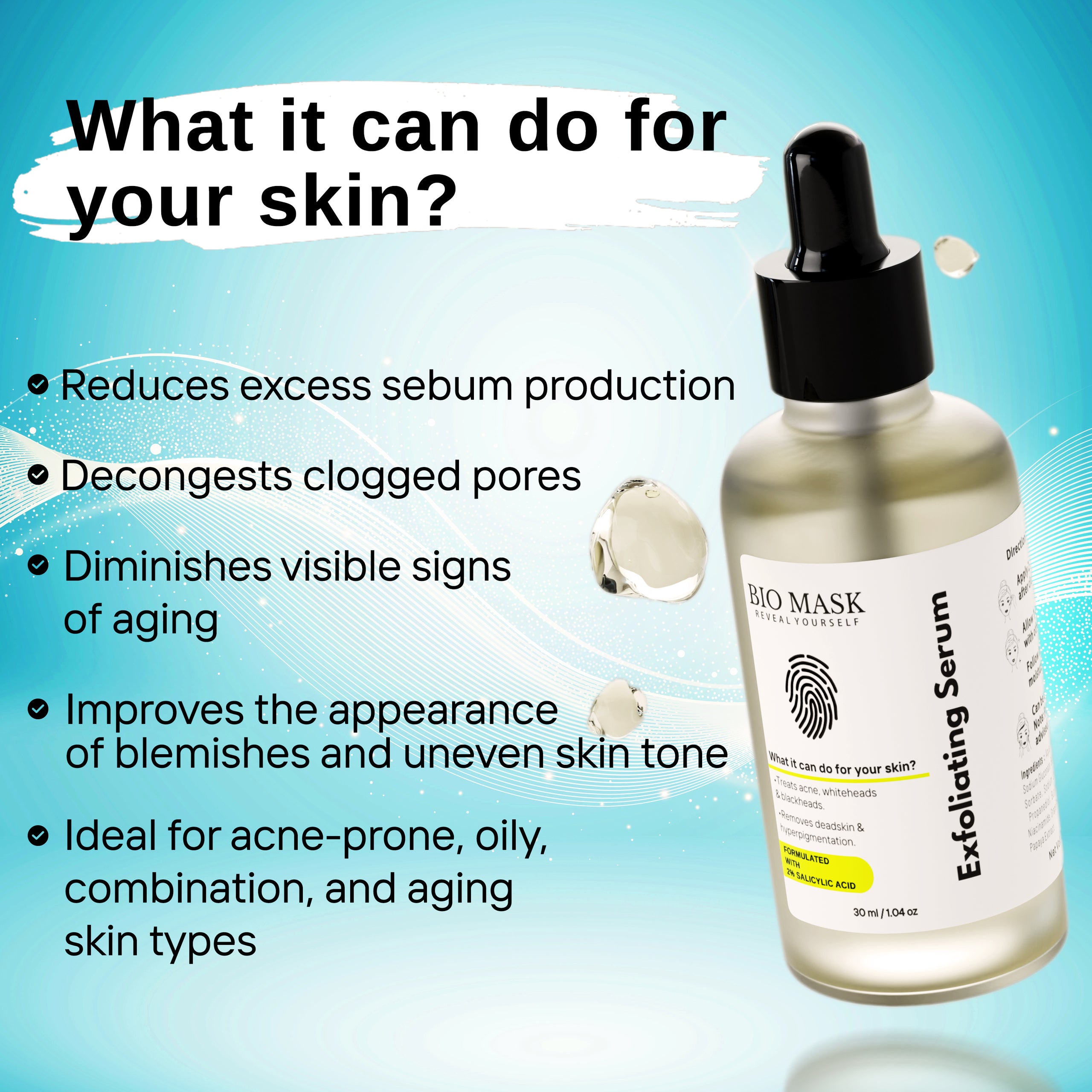 2% Salicylic Acid Exfoliating Serum | 30ml