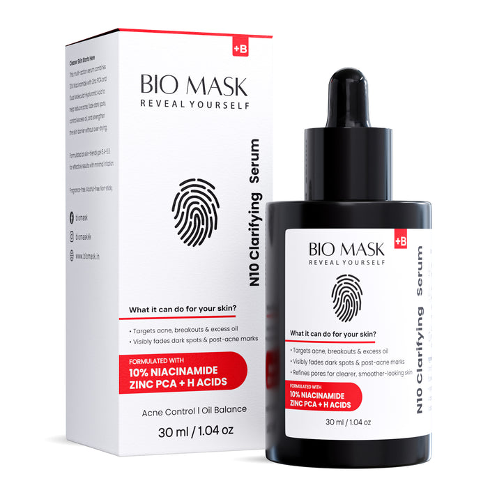 N10 Clarifying serum | 10% Niacinamide+ 1% Zinc PCA – Biomask