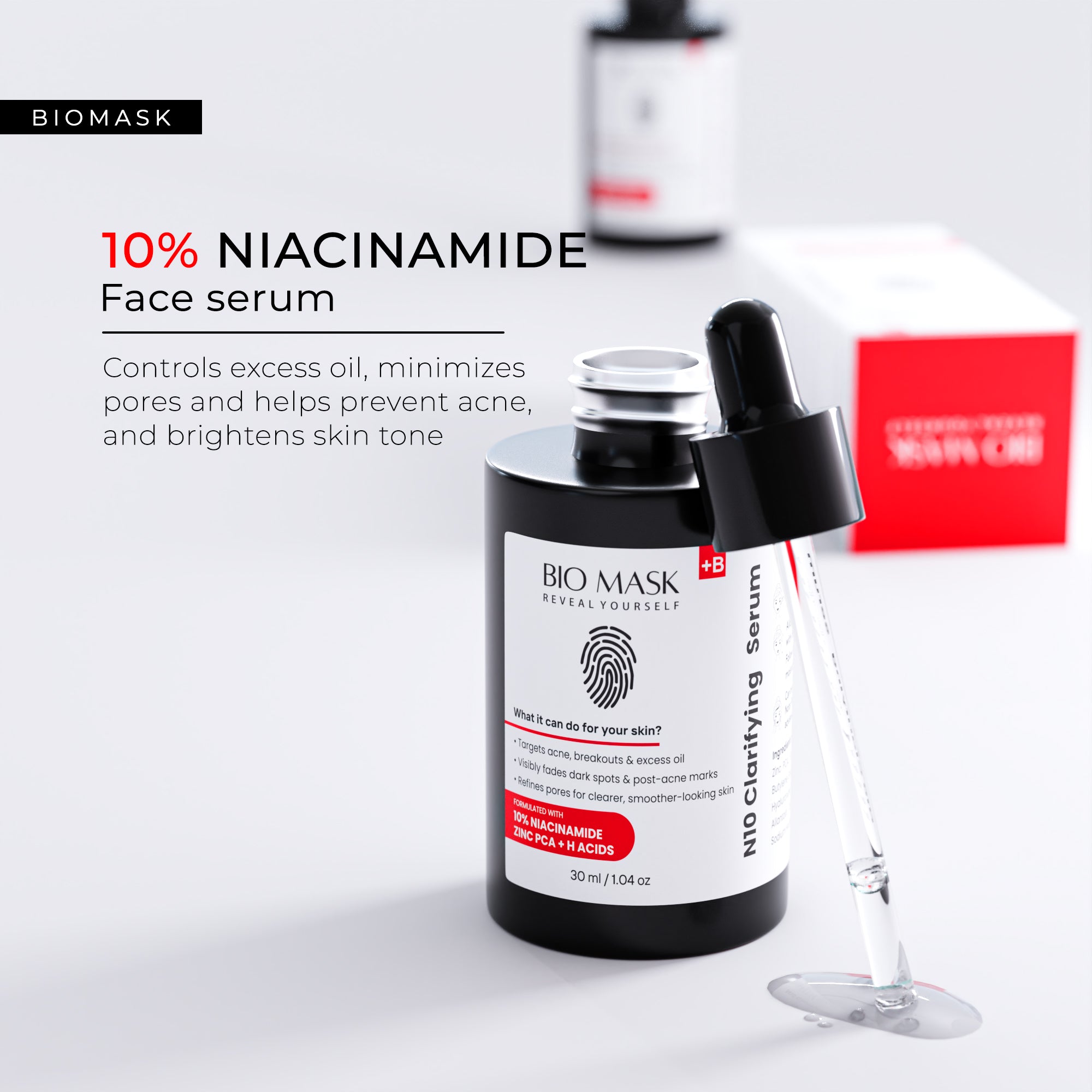 N10 Clarifying serum | 10% Niacinamide+ 1% Zinc PCA
