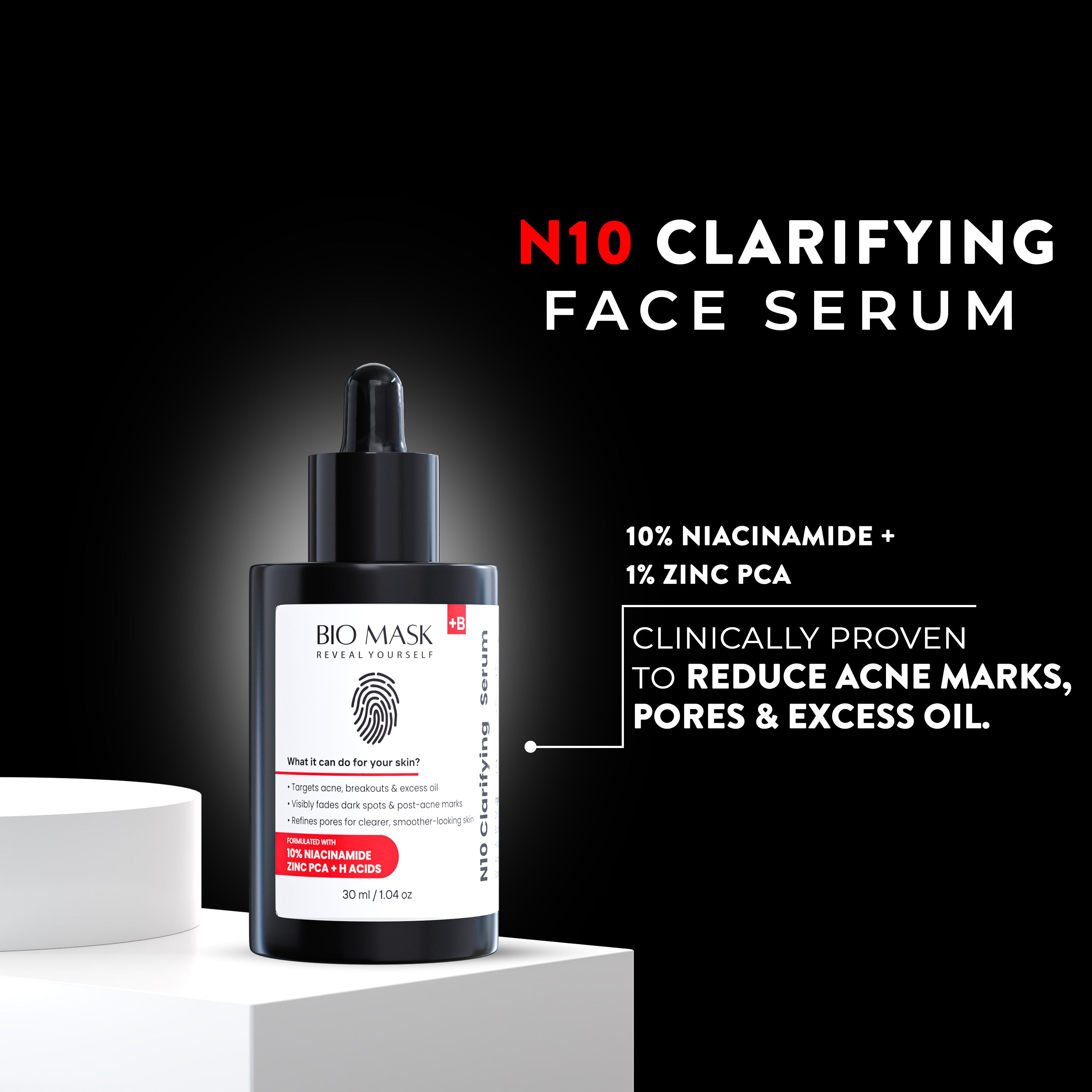 N10 Clarifying serum | 10% Niacinamide+ 1% Zinc PCA